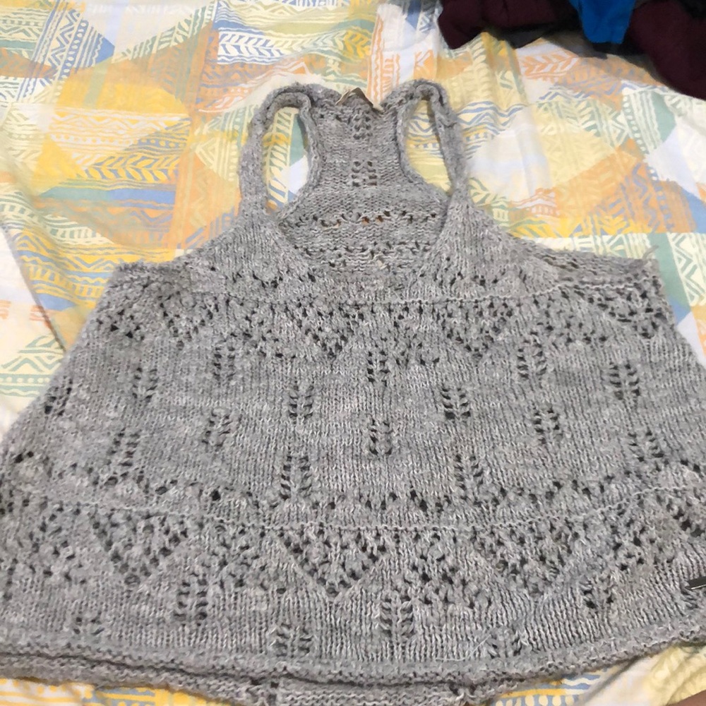 Grey Knit Cami/Tank Top
